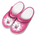 Custom Name Winnie The Pooh Piglet Splatter Back Ground Clogs For Kids And Adults Custom Name Winnie The Pooh Piglet Splatter Back Ground Clogs For Kids And Adults