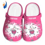 Custom Name Winnie The Pooh Piglet Splatter Back Ground Clogs For Kids And Adults Custom Name Winnie The Pooh Piglet Splatter Back Ground Clogs For Kids And Adults