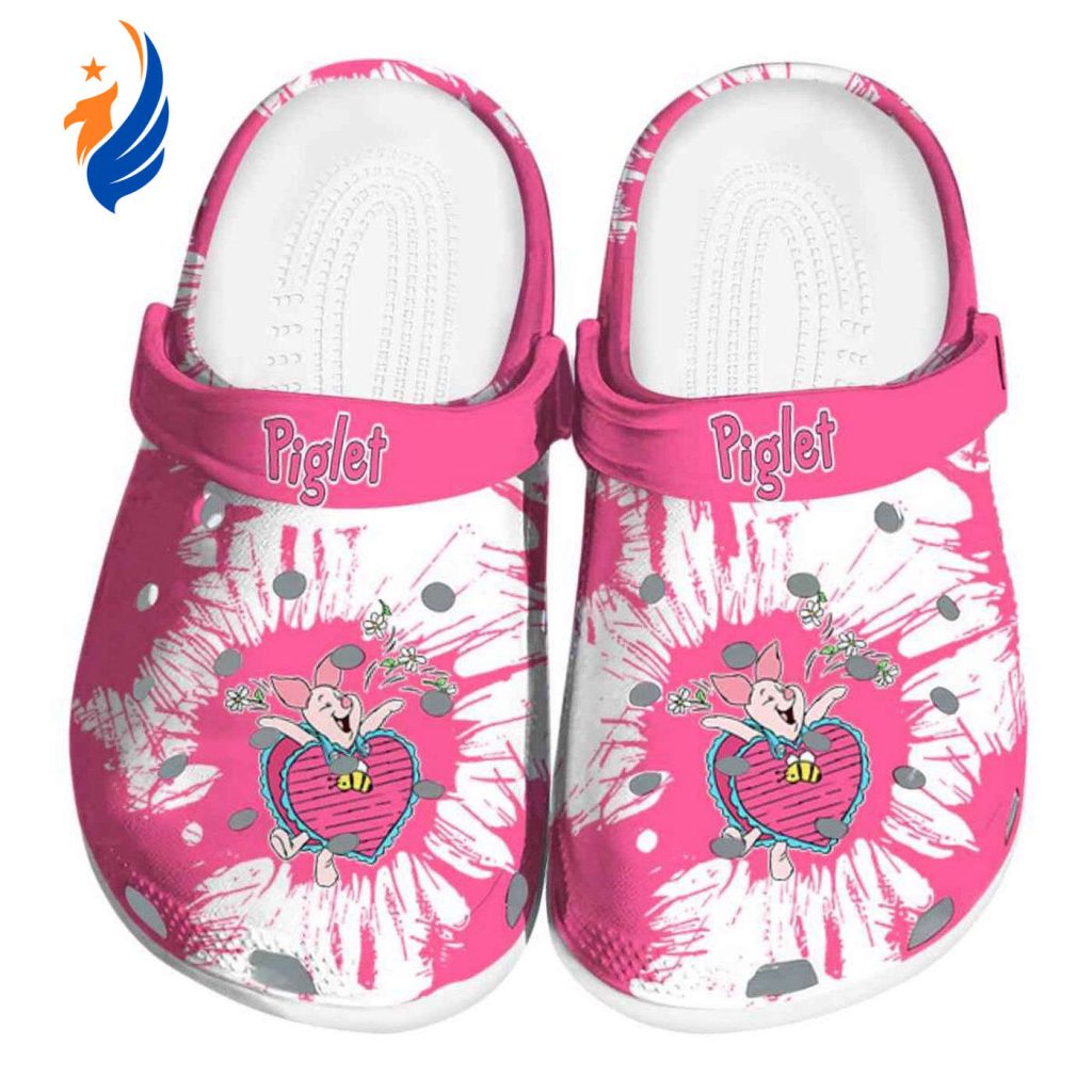 Custom Name Winnie The Pooh Piglet Splatter Grafics Pink Clogs For Kids And Adults Custom Name Winnie The Pooh Piglet Splatter Grafics Pink Clogs For Kids And Adults