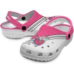 Custom Name Winnie The Pooh Piglet Striped Accents Clogs For Kids And Adults