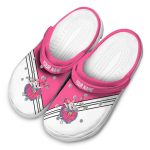 Custom Name Winnie The Pooh Piglet Striped Accents Clogs For Kids And Adults