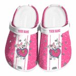 Custom Name Winnie The Pooh Piglet Vertical Stripes Pink Clogs For Kids And Adults Custom Name Winnie The Pooh Piglet Vertical Stripes Pink Clogs For Kids And Adults