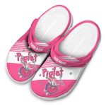 Custom Name Winnie The Pooh Piglet Vibrant Dual Tone Clogs For Kids And Adults