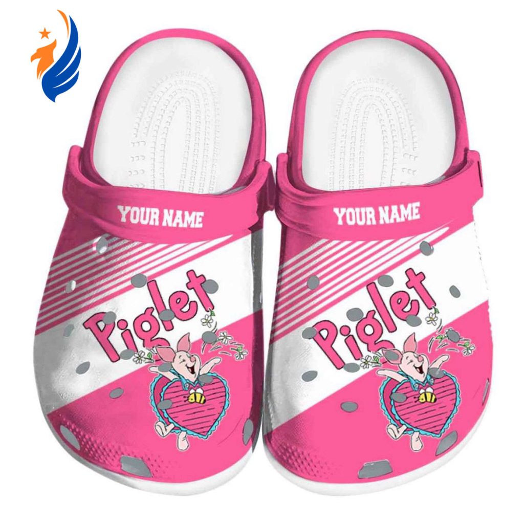 Custom Name Winnie The Pooh Piglet Vibrant Dual Tone Clogs For Kids And Adults Custom Name Winnie The Pooh Piglet Vibrant Dual Tone Clogs For Kids And Adults