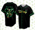 Custom Saint Patrick Day Disneyland Baseball Jersey – Personalized Pooh Bear St Patrick Family Vacation Trip Jersey for Baseball Lovers