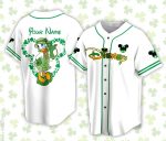 Personalized Pooh Bear St Patrick s Day Disneyland Baseball Jersey – Perfect for Baseball Lovers & Family Vacation Personalized Pooh Bear St Patrick s Day Disneyland Baseball Jersey – Perfect for Baseball Lovers & Family Vacation