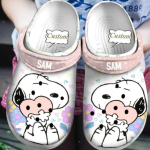 Customized Sweet Peanut Snoopy Classic Clogs For Kids And Adults