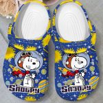 Cute Astronaut Snoopy In Colorful Space Clogs For Kids And Adults