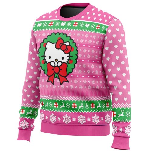 Cute Christmas Hello Kitty Ugly Christmas Sweater – Gift for Men Women – Gift for Men Women