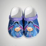 Cute Eeyore Winnie The Pooh Blue Clogs For Kids And Adults Cute Eeyore Winnie The Pooh Blue Clogs For Kids And Adults