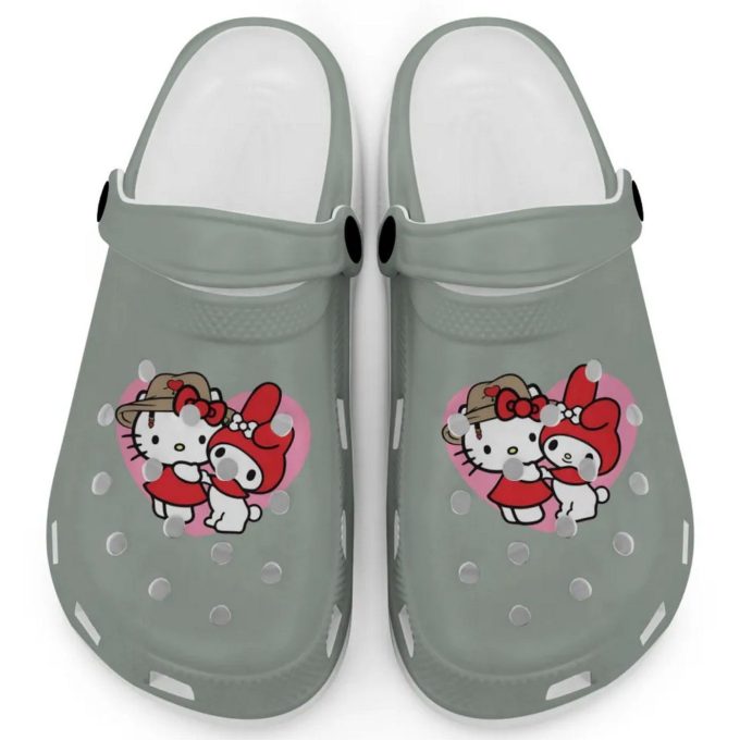 Cute Hello Kitty And My Melody Bay Clogs For Kids And Adults