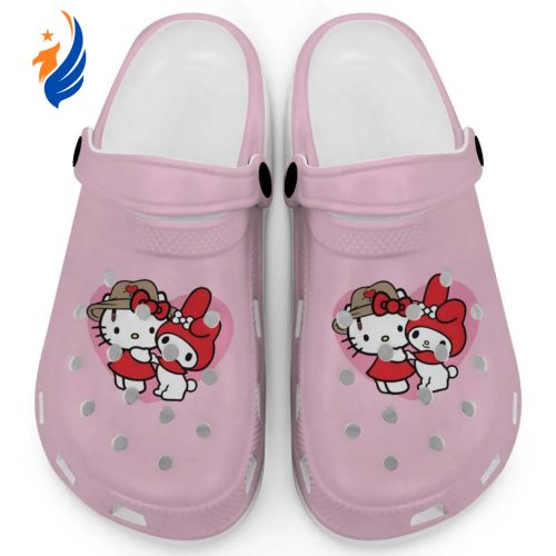 Cute Hello Kitty And My Melody Blossom Clogs For Kids And Adults