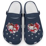 Cute Hello Kitty And My Melody Blue Navy Clogs For Kids And Adults Cute Hello Kitty And My Melody Blue Navy Clogs For Kids And Adults