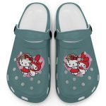 Cute Hello Kitty And My Melody Blue Spruce Clogs For Kids And Adults Cute Hello Kitty And My Melody Blue Spruce Clogs For Kids And Adults