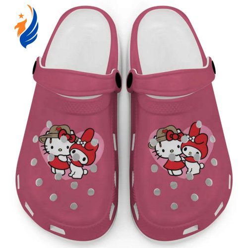 Cute Hello Kitty And My Melody Brick Clogs For Kids And Adults