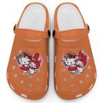 Cute Hello Kitty And My Melody Burnt Orange Clogs For Kids And Adults Cute Hello Kitty And My Melody Burnt Orange Clogs For Kids And Adults