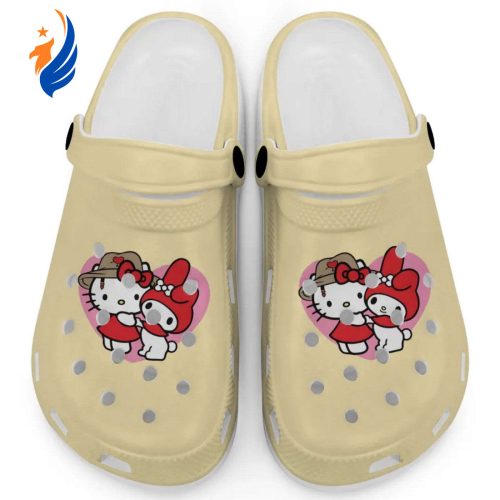 Cute Hello Kitty And My Melody Butter Clogs For Kids And Adults