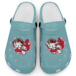 Cute Hello Kitty And My Melody Chalky Mint Clogs For Kids And Adults Cute Hello Kitty And My Melody Chalky Mint Clogs For Kids And Adults