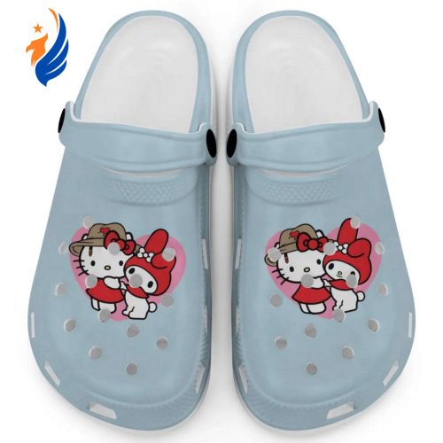 Cute Hello Kitty And My Melody Charm Bray Clogs For Kids And Adults