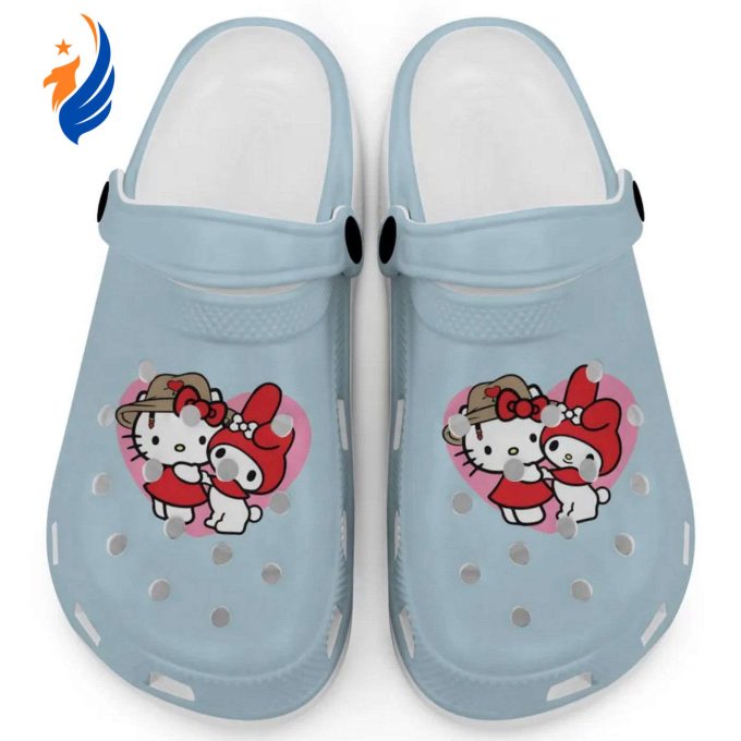 Cute Hello Kitty And My Melody Charm Bray Clogs For Kids And Adults