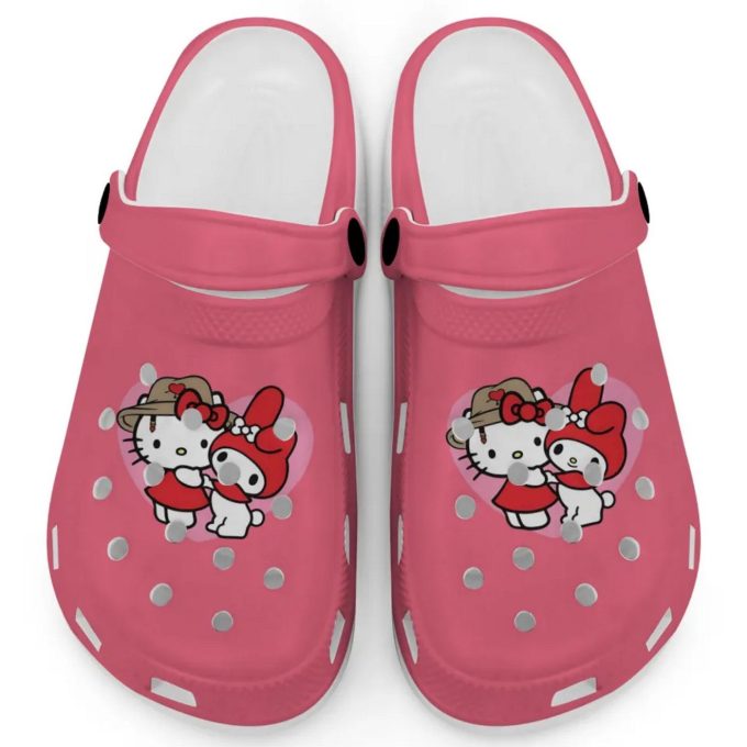 Cute Hello Kitty And My Melody Chili Clogs For Kids And Adults