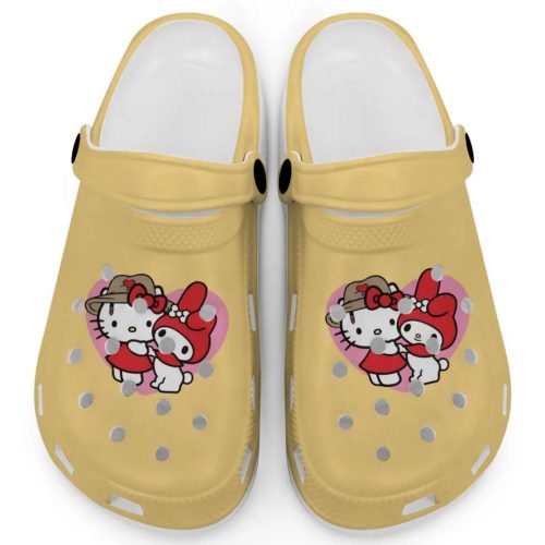 Cute Hello Kitty And My Melody Citrus Clogs For Kids And Adults