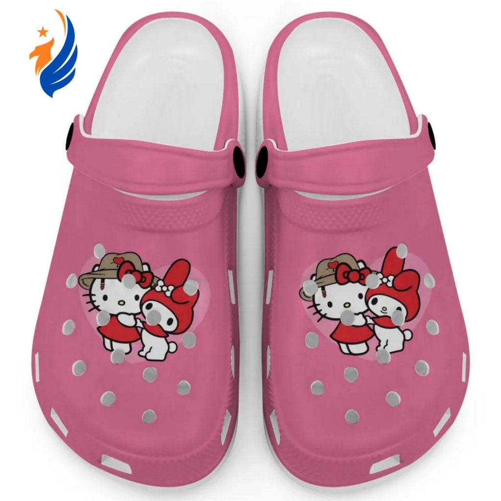 Cute Hello Kitty And My Melody Crunchberry Clogs For Kids And Adults Cute Hello Kitty And My Melody Crunchberry Clogs For Kids And Adults