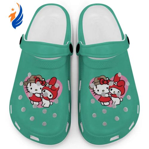 Cute Hello Kitty And My Melody Grass Clogs For Kids And Adults
