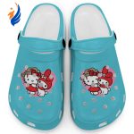 Cute Hello Kitty And My Melody Lagoon Blue Clogs For Kids And Adults