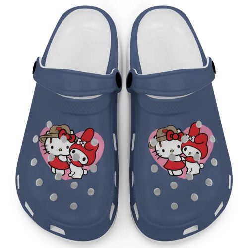Cute Hello Kitty And My Melody Midnight Clogs For Kids And Adults