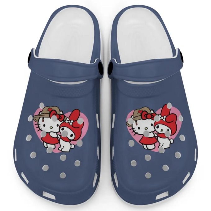Cute Hello Kitty And My Melody Midnight Clogs For Kids And Adults