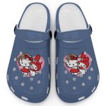 Cute Hello Kitty And My Melody Mystic Blue Clogs For Kids And Adults Cute Hello Kitty And My Melody Mystic Blue Clogs For Kids And Adults