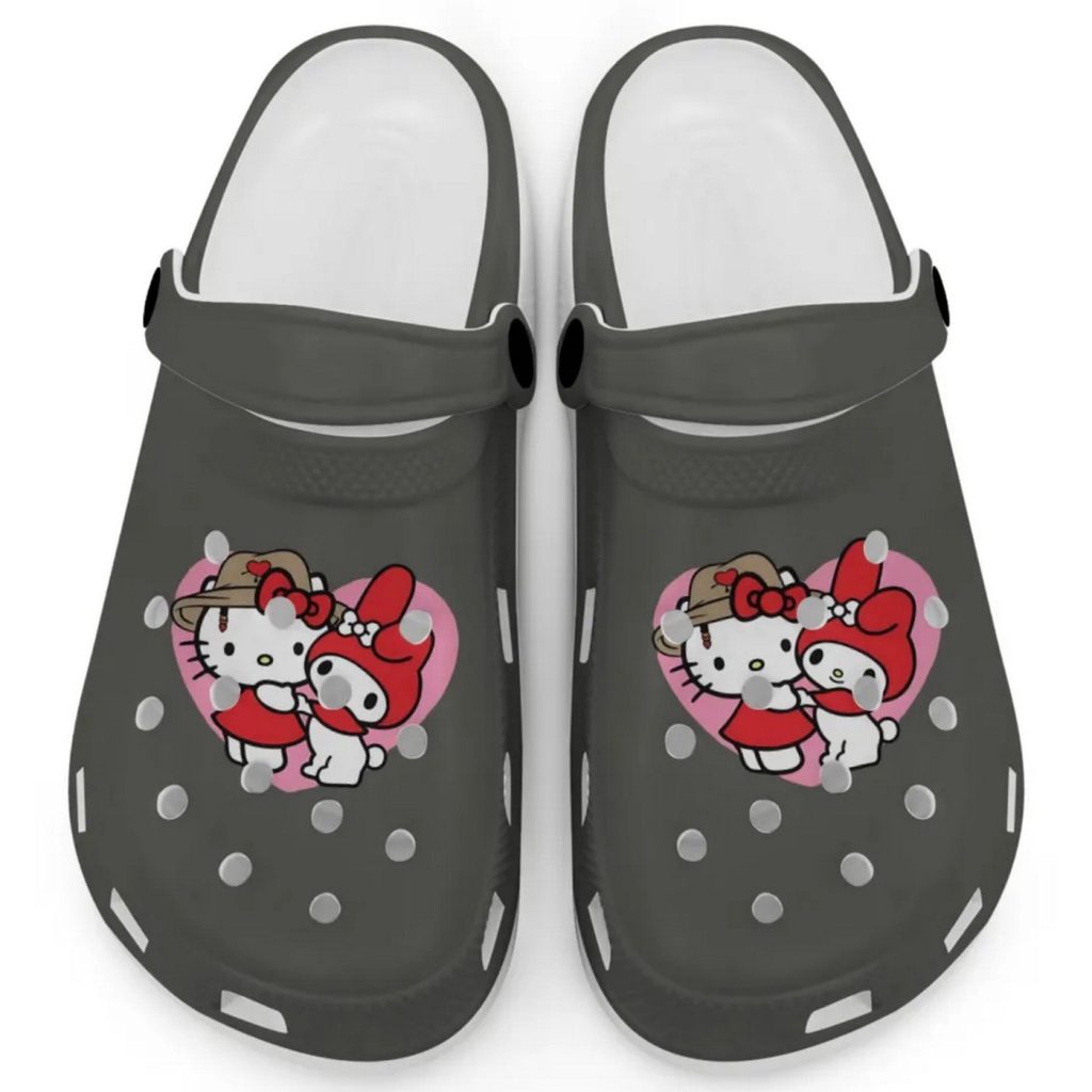 Cute Hello Kitty And My Melody Pepper Clogs For Kids And Adults Cute Hello Kitty And My Melody Pepper Clogs For Kids And Adults