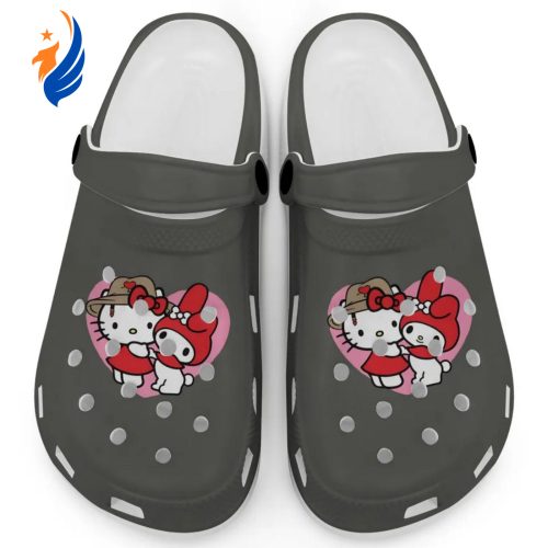 Cute Hello Kitty And My Melody Pepper Clogs For Kids And Adults