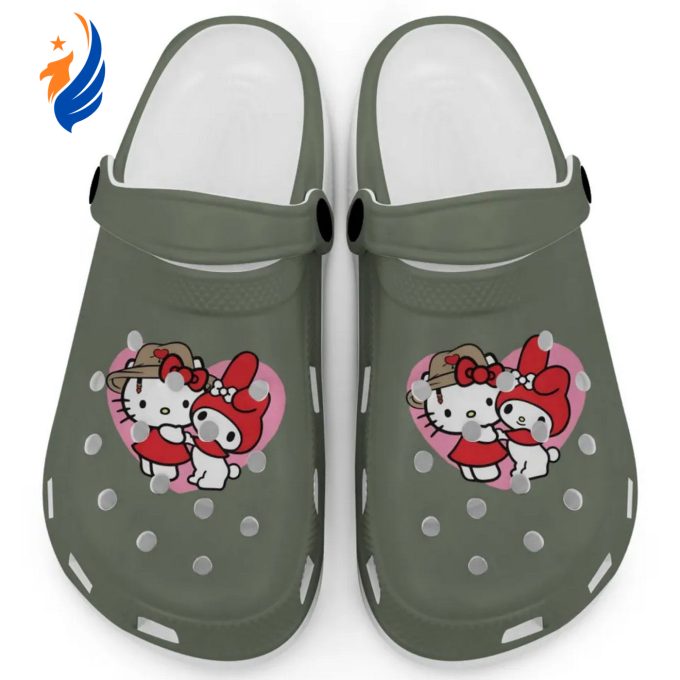 Cute Hello Kitty And My Melody Sage Clogs For Kids And Adults Cute Hello Kitty And My Melody Sage Clogs For Kids And Adults