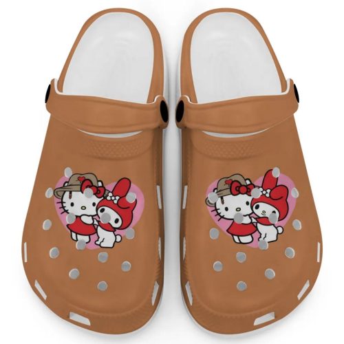 Cute Hello Kitty And My Melody Yam Clogs For Kids And Adults