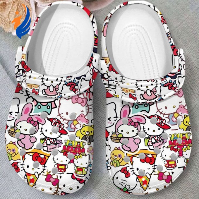 Cute Hello Kitty Pattern Classic Clogs Cute Hello Kitty Pattern Classic Clogs