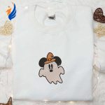 Cute Mickey Ghost Witch Hat Embroidered Shirt – Happy Halloween! Best Family Halloween Gift Cute Mickey Ghost Witch Hat Embroidered Shirt – Happy Halloween! Best Family Halloween Gift