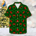 Cute Minnie & Mickey Mouse Christmas Hawaiian Shirts – Festive Magic Kingdom Xmas Attire Cute Minnie & Mickey Mouse Christmas Hawaiian Shirts – Festive Magic Kingdom Xmas Attire