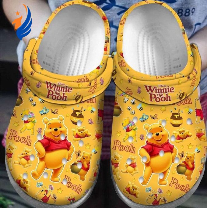 Cute Non-slip And Lightweight Winnie The Pooh Cartoon Clogs, Perfect For Kids And Adults Cute Non-slip And Lightweight Winnie The Pooh Cartoon Clogs, Perfect For Kids And Adults