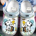 Cute Snoopy And Funny Friend Woodstock Floral Clogs For Kids And Adults Cute Snoopy And Funny Friend Woodstock Floral Clogs For Kids And Adults