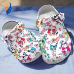 Cute Snoopy Colorful Floral Pattern Clogs Cute Snoopy Colorful Floral Pattern Clogs