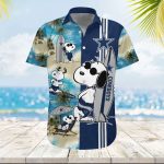 Dallas Cowboy Hawaiian Shirt: Snoopy Beach Design for a Stylish Tropical Look!