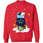 Dallas Cowboys Santa Snoopy Merry Christmas Shirt: A Festive Gift for NFL Fans! Dallas Cowboys Santa Snoopy Merry Christmas Shirt: A Festive Gift for NFL Fans!