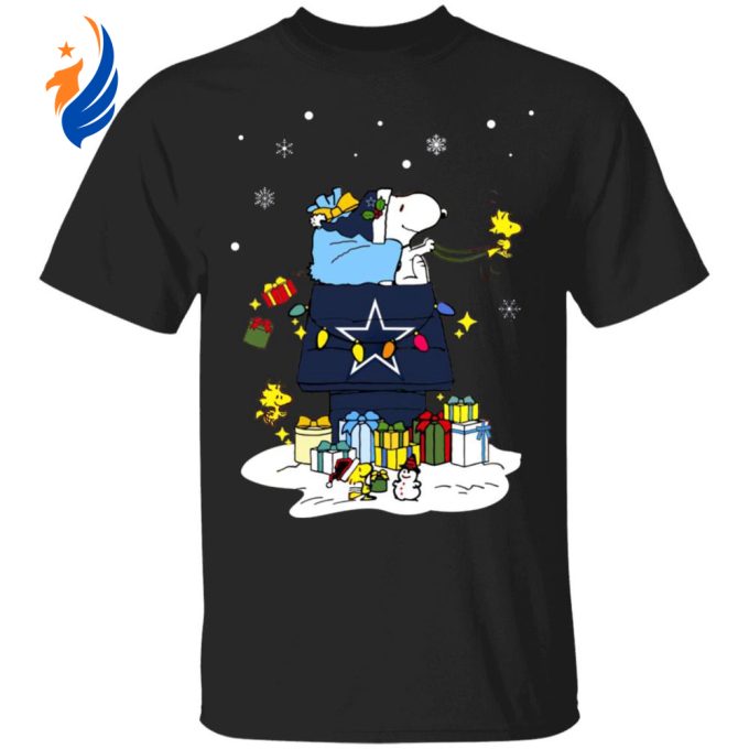 Dallas Cowboys Santa Snoopy Merry Christmas Shirt: A Festive Gift for NFL Fans! Dallas Cowboys Santa Snoopy Merry Christmas Shirt: A Festive Gift for NFL Fans!