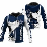 Dallas Cowboys Snoopy Lover 3D Hoodie, Gift For Fans Dallas Cowboys Snoopy Lover 3D Hoodie, Gift For Fans