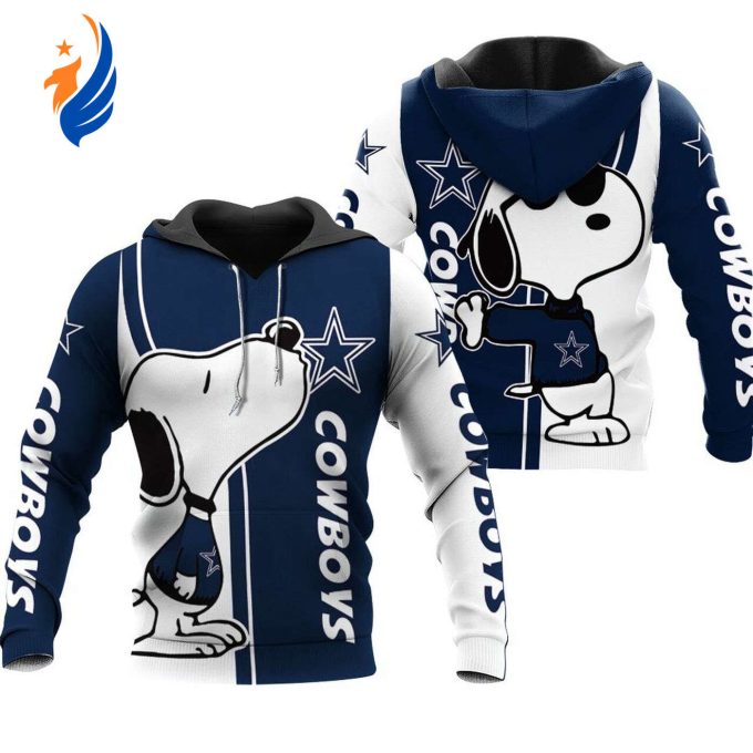 Dallas Cowboys Snoopy Lover 3D Hoodie: The Perfect Gift for Fans Dallas Cowboys Snoopy Lover 3D Hoodie: The Perfect Gift for Fans