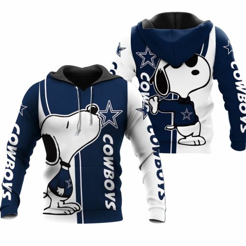 Dallas Cowboys Snoopy Lover 3D Hoodie: The Perfect Gift for Fans