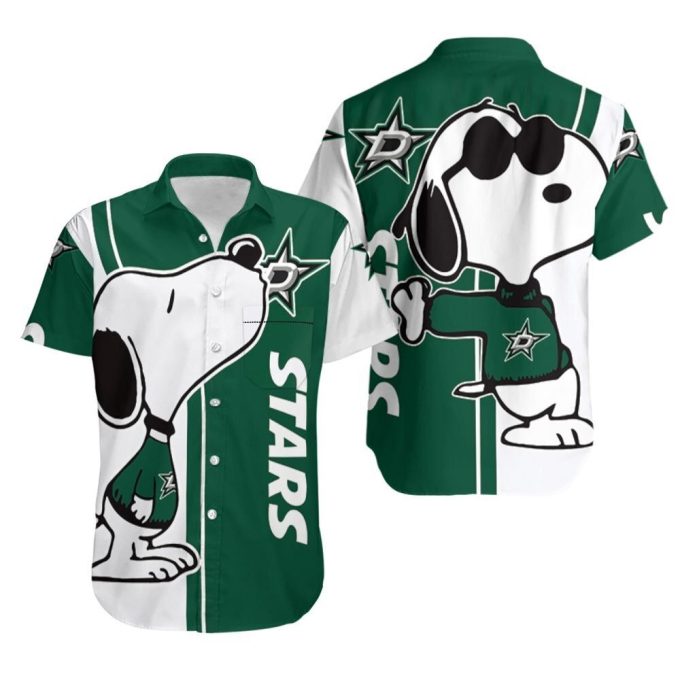 Shop the Stylish Dallas Stars Snoopy Lover Hawaiian Shirt – All-over Print Design
