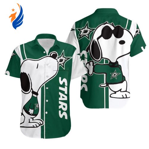 Shop the Stylish Dallas Stars Snoopy Lover Hawaiian Shirt – All-over Print Design Shop the Stylish Dallas Stars Snoopy Lover Hawaiian Shirt – All-over Print Design